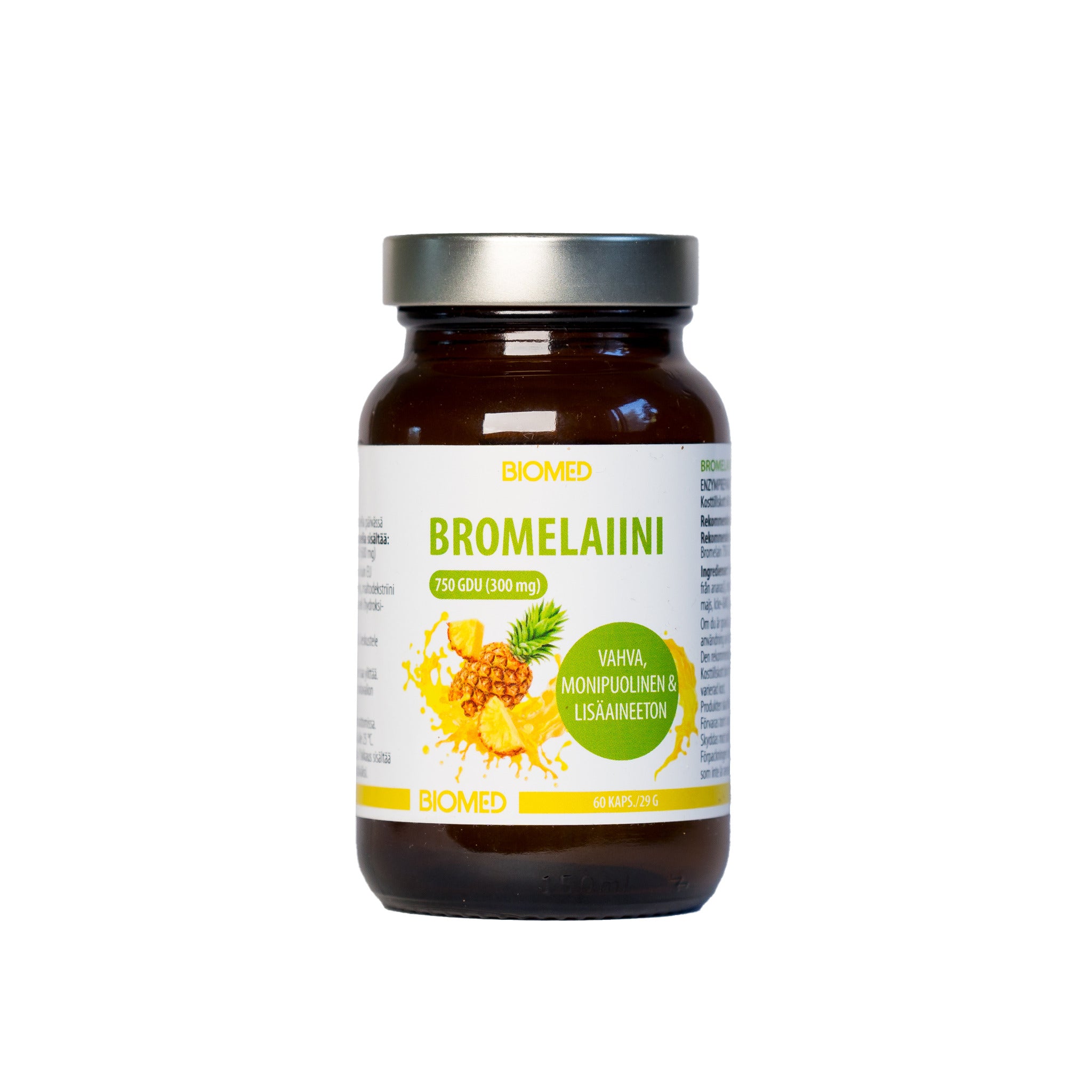 Bromelaiini, 60 kaps.