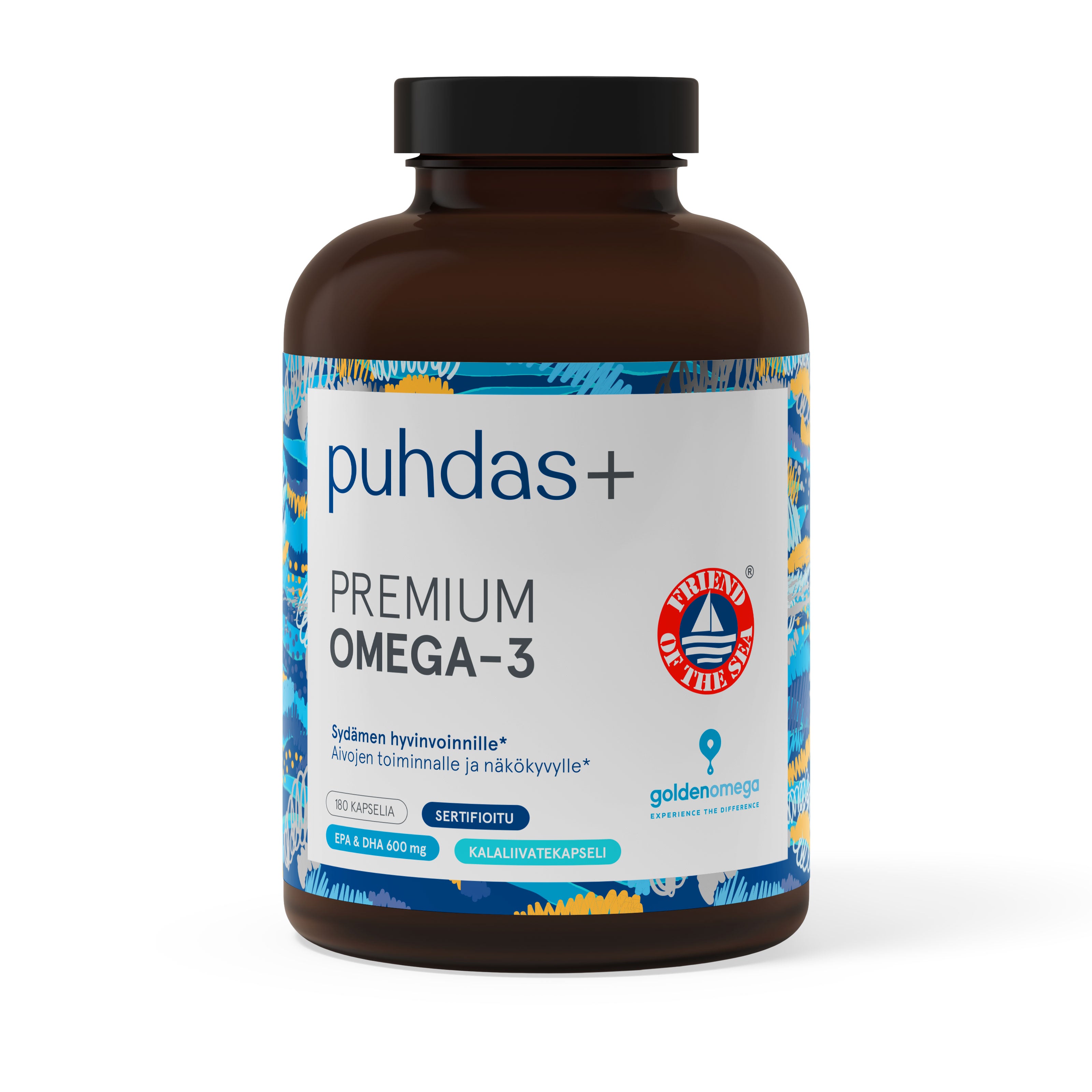 Premium omega-3, 680-1360 mg