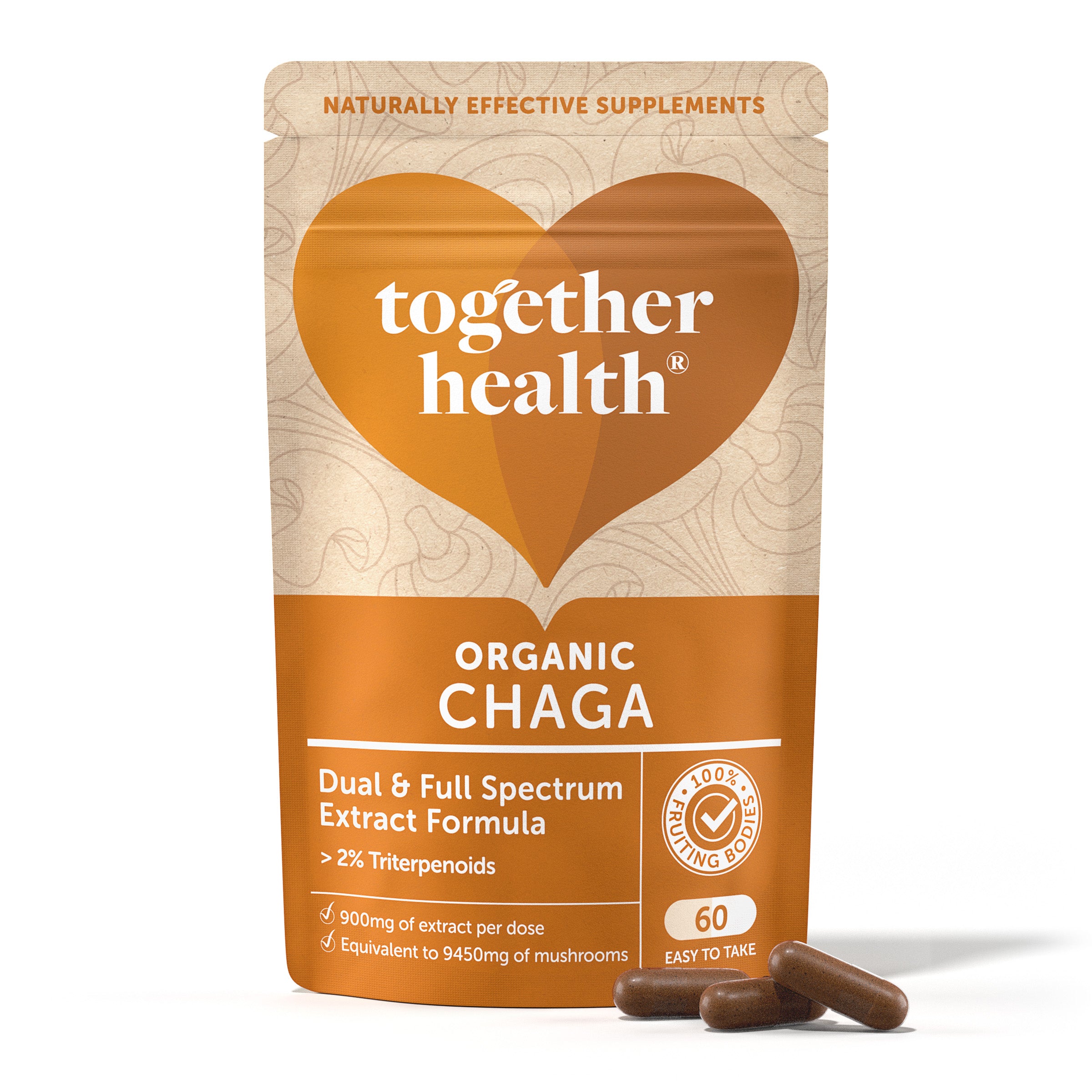 Together Health Chaga Luomu pakurikääpä kapseli