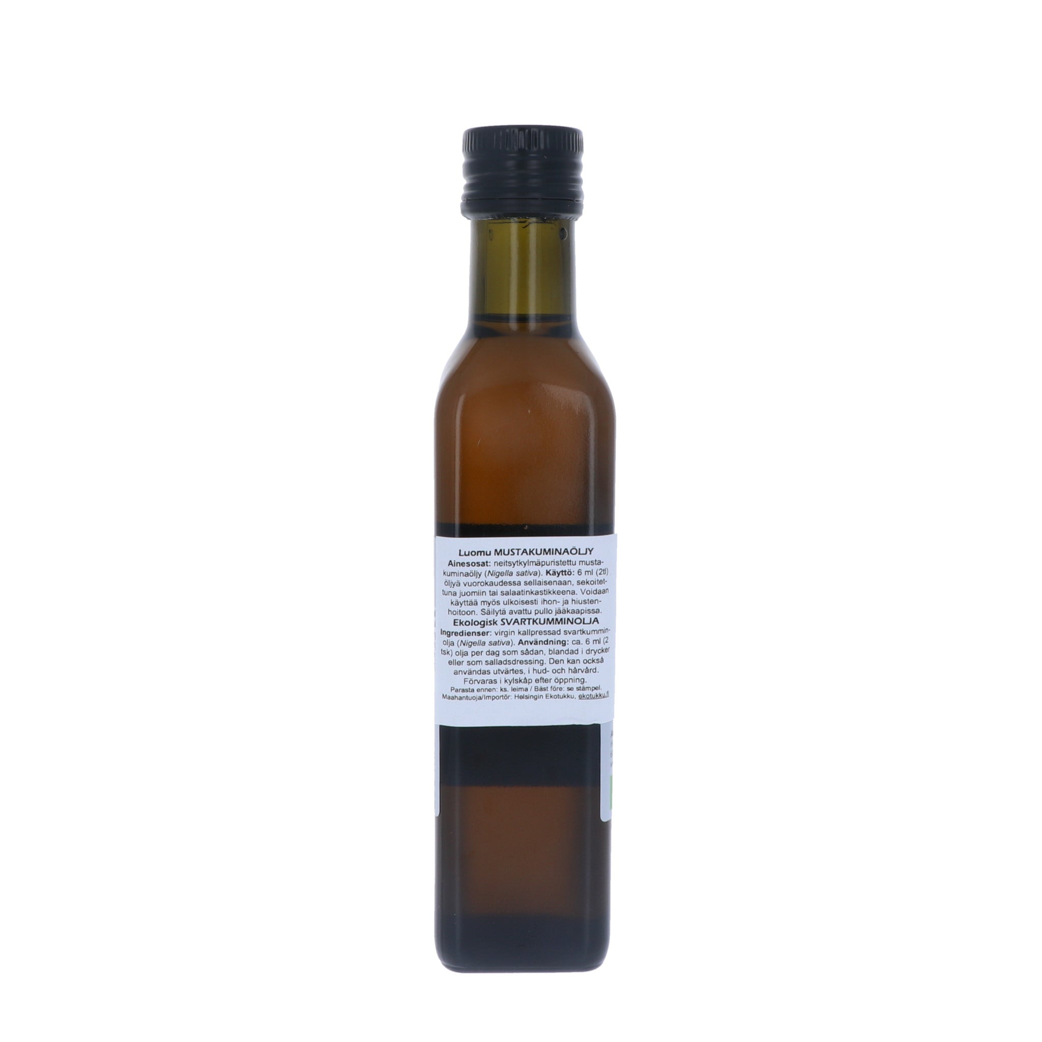 Mustakuminaöljy, säästöpakkaus (Nigella sativa)  (ryytineidonsiemenöljy), 250 ml