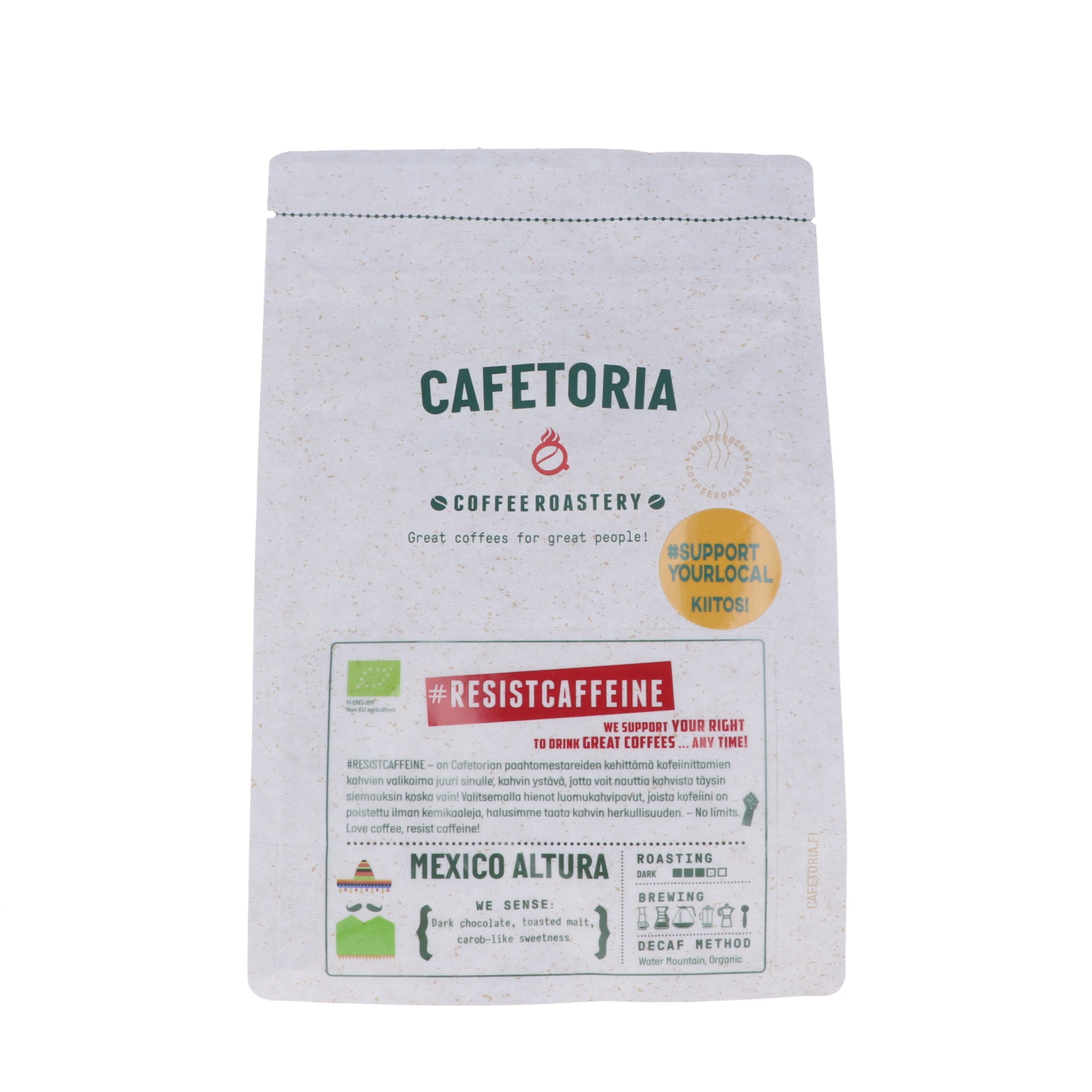 Mexico Altura Decaf -suodatinjauhatus, 250 g